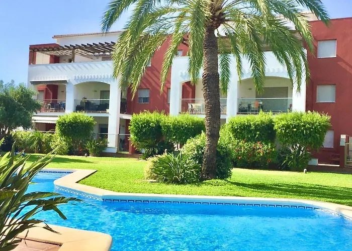 Hoteltype Penthouse 2 Beds, Parking, Wifi & Pool Stunning Views デニア