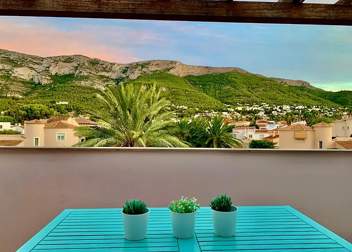 アパート Hoteltype Penthouse 2 Beds, Parking, Wifi & Pool Stunning Views デニア