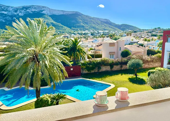 Apartment Hoteltype Penthouse 2 Beds, Parking, Wifi & Pool Stunning Views Denia