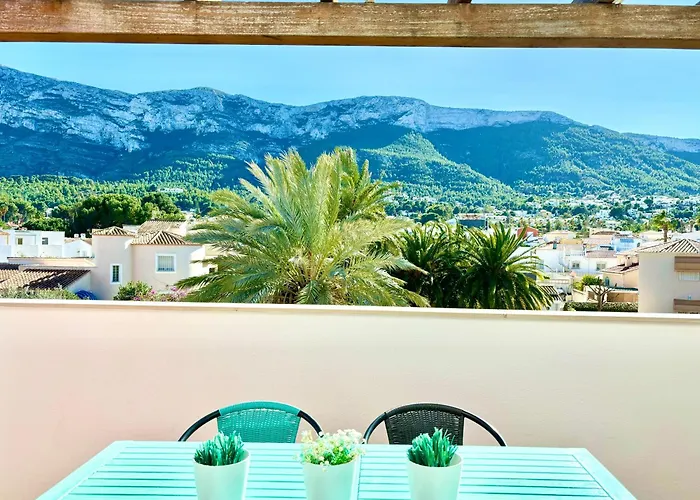 Apartment Hoteltype Penthouse 2 Beds, Parking, Wifi & Pool Stunning Views Denia