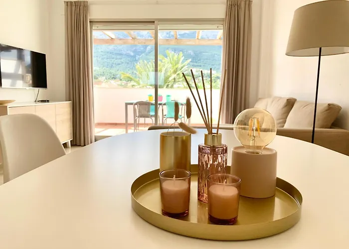 Apartment Hoteltype Penthouse 2 Beds, Parking, Wifi & Pool Stunning Views Denia